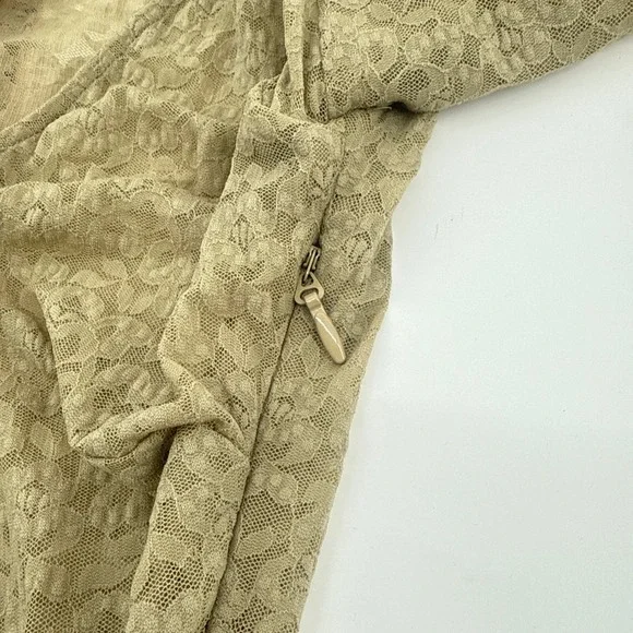 NWT House of CB Giovanna Musk Lace Long Sleeve Maxi Dress Cut Out Small Sexy - Picture 11 of 14